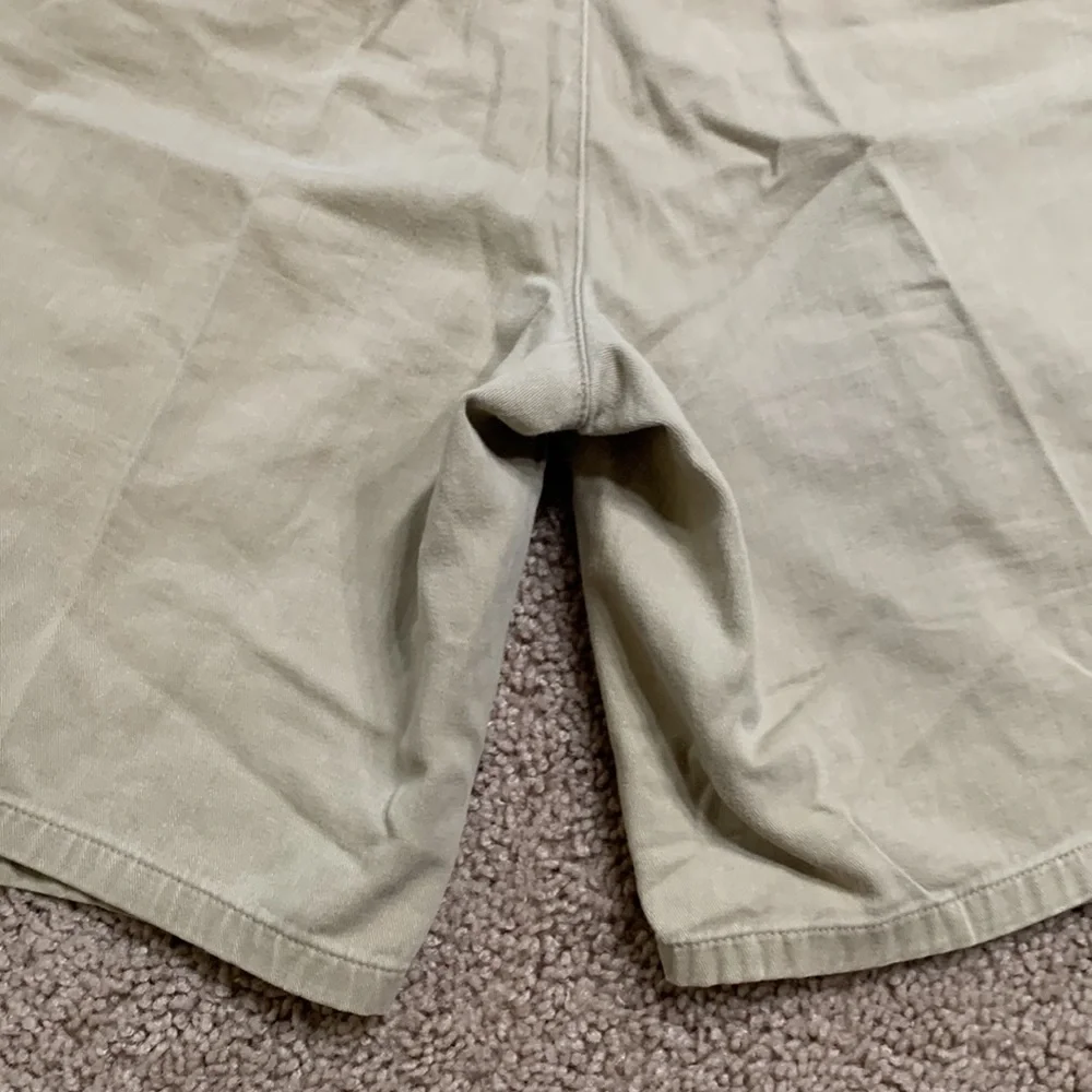 Vintage Polo by Ralph Lauren Made in USA Beige Pleated Cotton Shorts